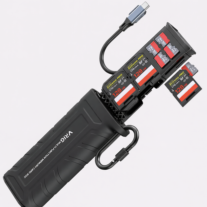 TEKTONIC TT-01 USB 3.1 Card Reader with Card Storage