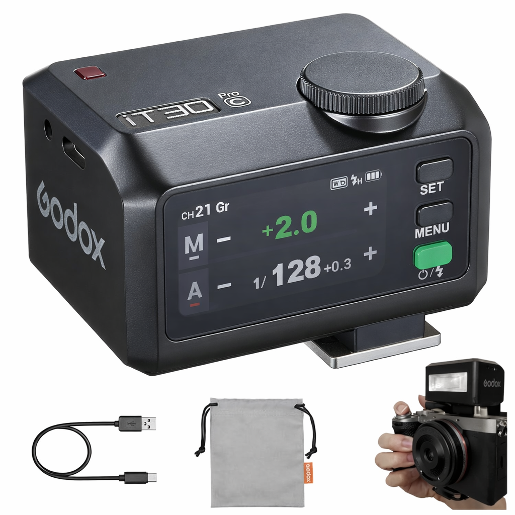 Godox iT30Pro TTL Mini Flash with Touchscreen