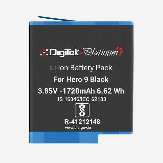 Digitek Platinum 1720mAh Battery for GoPro Hero 9/10/11