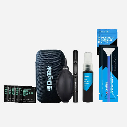 Digitek DCK-004 Professional 8-in-1 Camera Cleaning Travel Kit Digitek