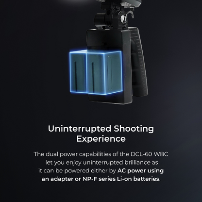 Digitek DCL 60WBC Bi-Color LED Video Light with Remote