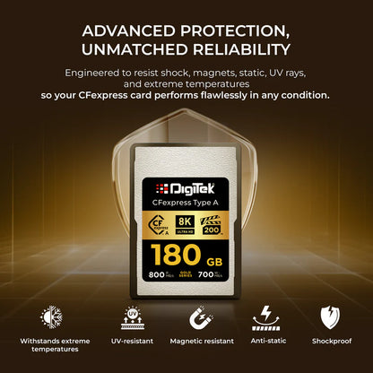 DIGITEK DCFA 180GB CFexpress Type A Memory Card