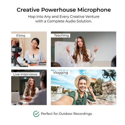 DIGITEK DWM-114 2-in-1 Wireless Lavalier Microphone