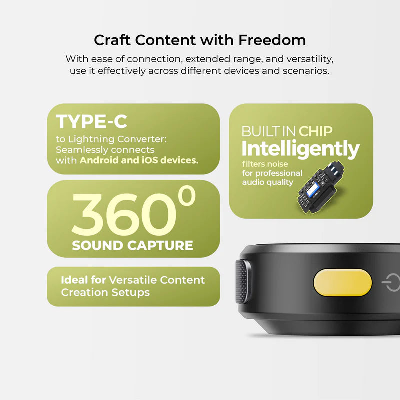 DIGITEK DWM-115 2-in-1 Wireless Lavalier Microphone System