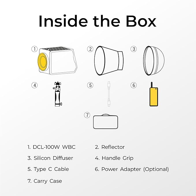 Digitek DCL-100WBC Bi-Color Mini Bowens LED Light
