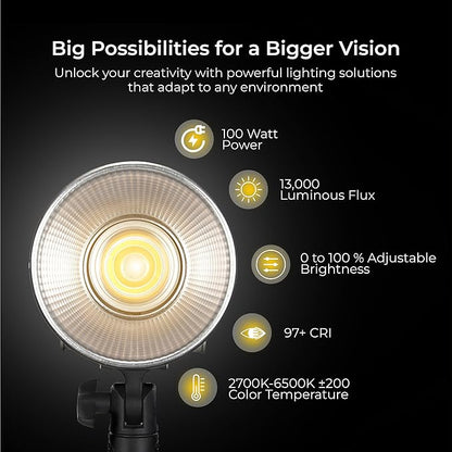 Digitek DCL-100WBC Bi-Color Mini Bowens LED Light