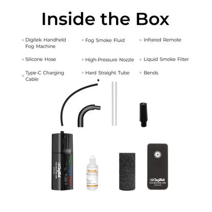 Digitek DFM-030 Handheld Fog Machine with Remote