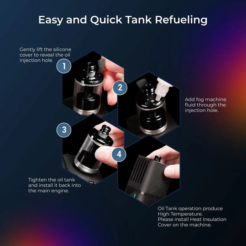 Digitek DFM-030 Handheld Fog Machine with Remote