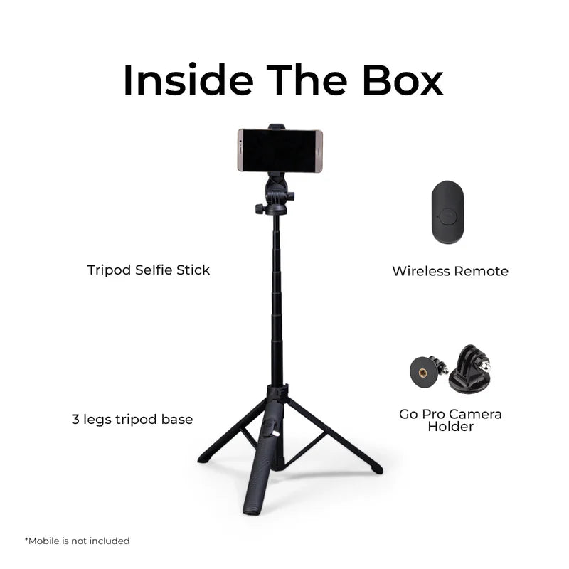 DIGITEK DTR-525 SS 160cm Tripod Selfie Stick with Remote