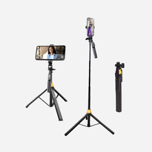 Digitek DTR-555 SS 5.57ft Tripod Selfie Stick for Smartphones