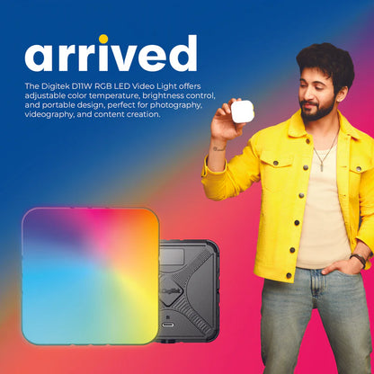 Digitek LED-D11W RGB Mini 11W Portable Video Light