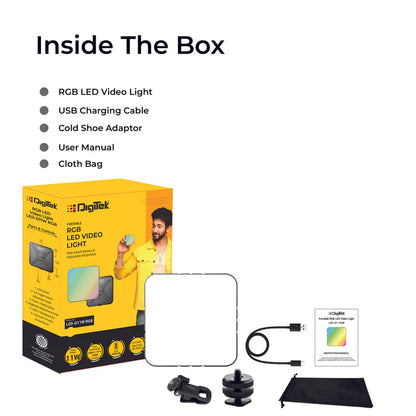 Digitek LED-D11W RGB Mini 11W Portable Video Light