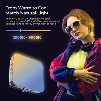 Digitek LED-D11W RGB Mini 11W Portable Video Light