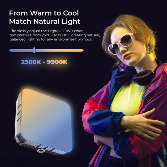 Digitek LED-D11W RGB Mini 11W Portable Video Light