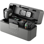 DJI Mic 3 (2 TX + 1 RX + Charging Case), Wireless Microphone for iPhone/Camera/Android, Ultralight, Adaptive Gain Control for Balanced Volume DJI