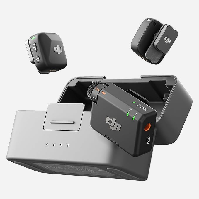 DJI Mic Mini Wireless Microphone System (2TX+1RX)