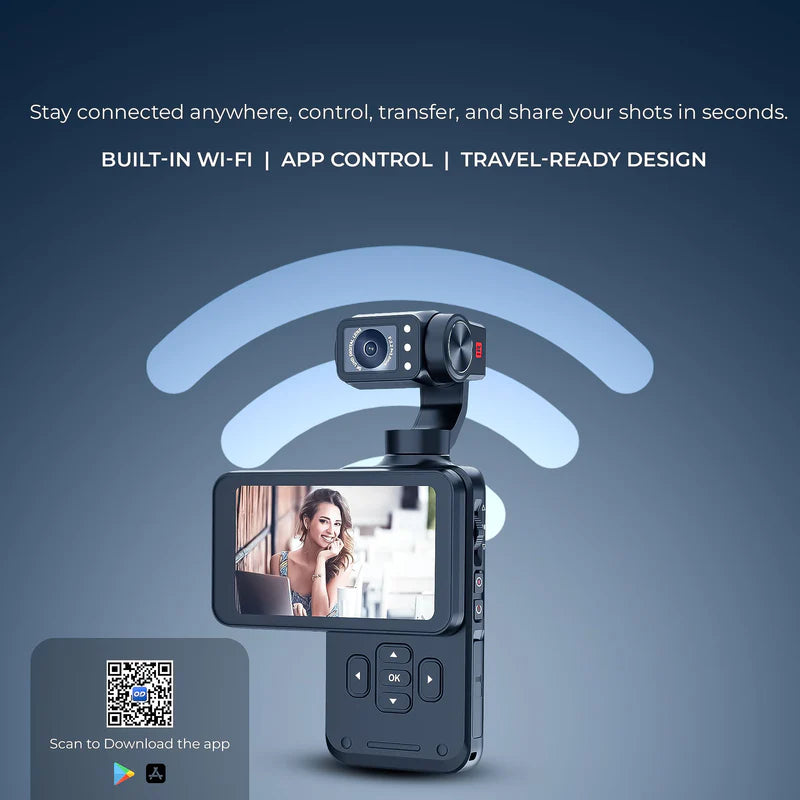 Digitek DAC 202 5K 3-Axis AI Action Camera