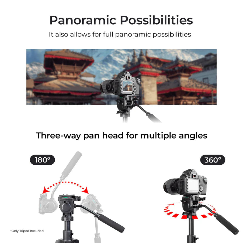 Digitek DPTR 895VD 195cm Tripodâ€“Monopod with 3-Way Head