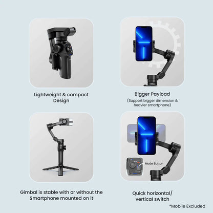 Digitek DSG-009F 3-Axis Foldable Smartphone Gimbal