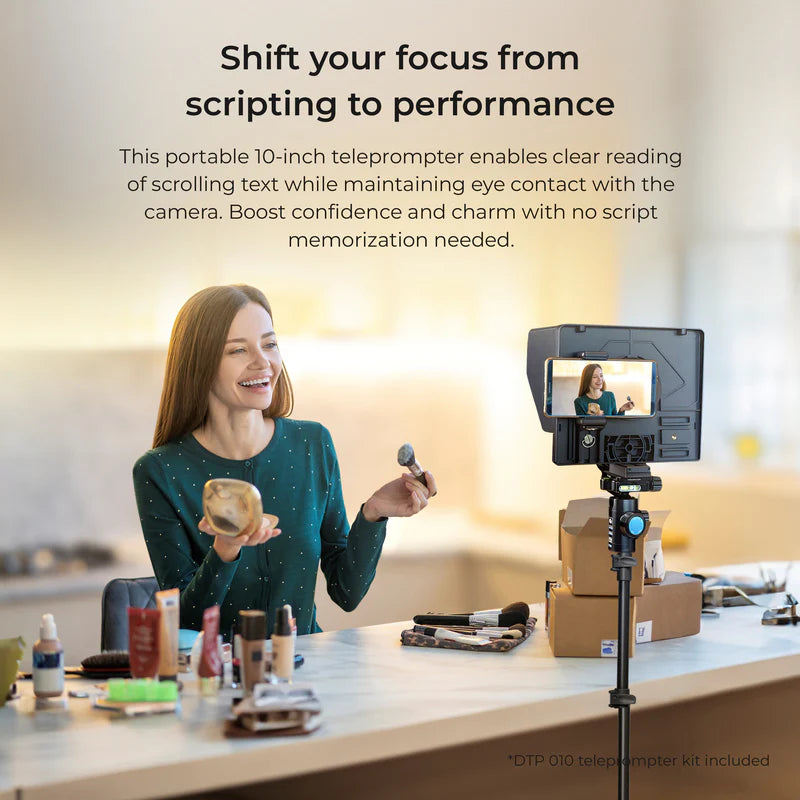 Digitek DTP-010 10" Smartphone & DSLR Teleprompter