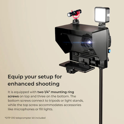 Digitek DTP-010 10" Smartphone & DSLR Teleprompter