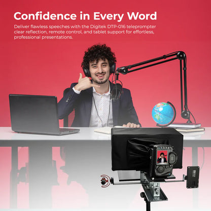 Digitek DTP-016 Teleprompter with Remote Control