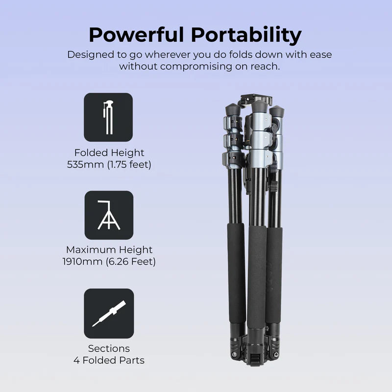 Digitek DTR 540 BH 2-in-1 Tripod & Monopod Stand