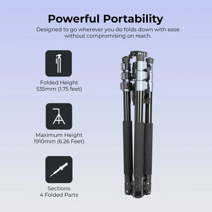 Digitek DTR 540 BH 2-in-1 Tripod & Monopod Stand