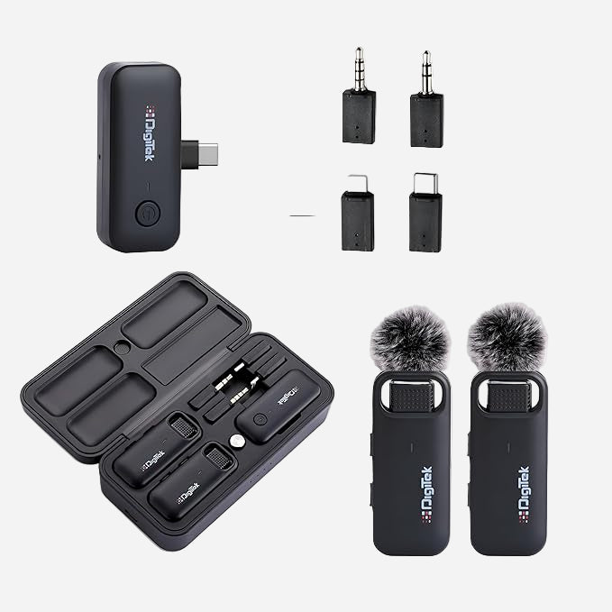 Digitek DWM-106 2-in-1 Wireless Microphone System