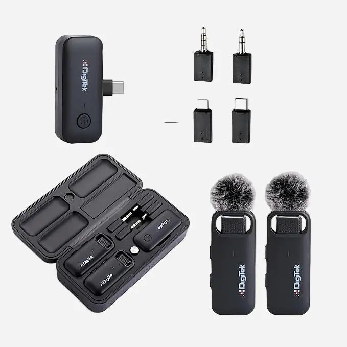 Digitek DWM-106 2-in-1 Wireless Microphone System Digitek