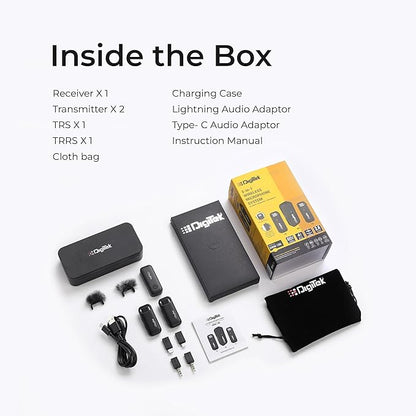 Digitek DWM-106 2-in-1 Wireless Microphone System