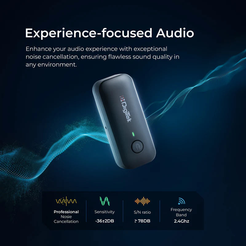 Digitek DWM-106 2-in-1 Wireless Microphone System