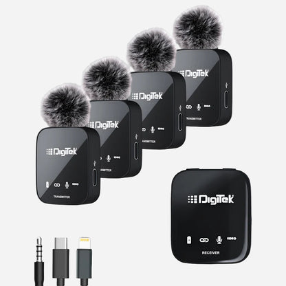 Digitek DWM-111 4-Channel Wireless Microphone System