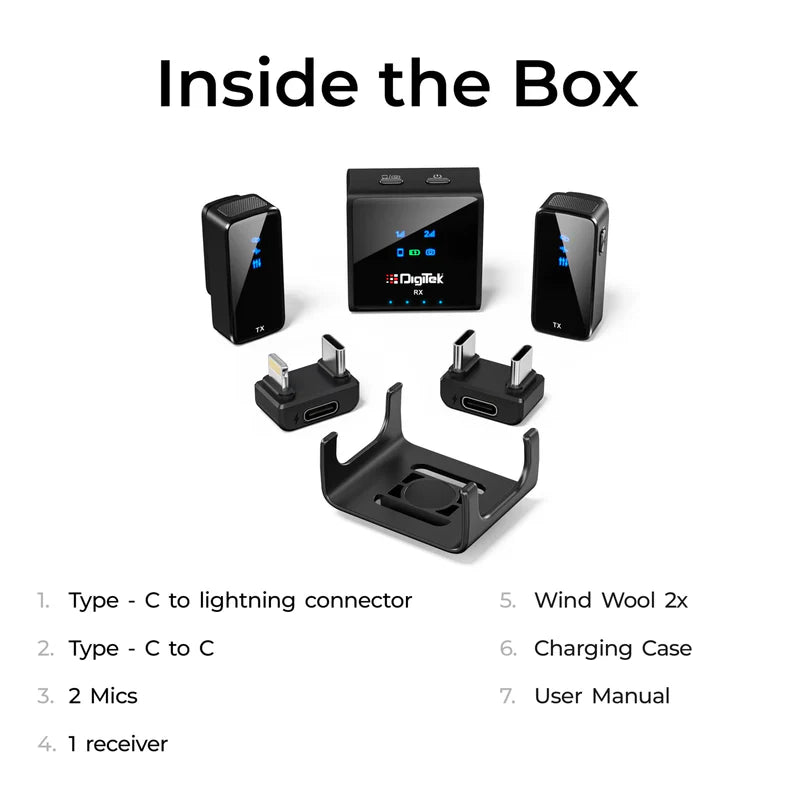Digitek DWM-117 Wireless Microphone System