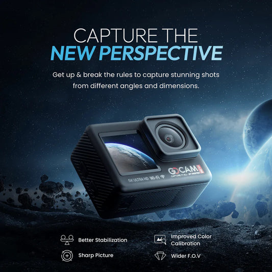 Digitek GoCAM DAC-101 5K Dual Screen Action Camera