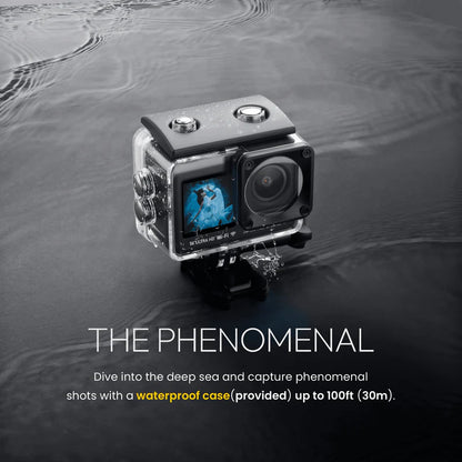 Digitek GoCAM DAC-101 5K Dual Screen Action Camera