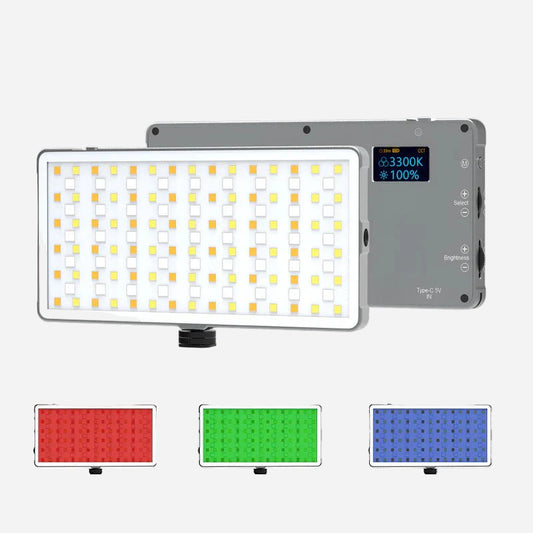 Digitek LED-D135 ML 12W RGB Metal Body Light with OLED Display