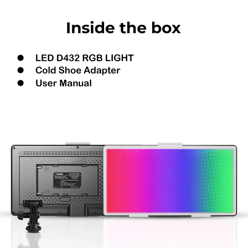 Digitek LED-D432RGB Studio LED Video Light