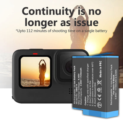Digitek Platinum 1720mAh Battery for GoPro Hero 9/10/11