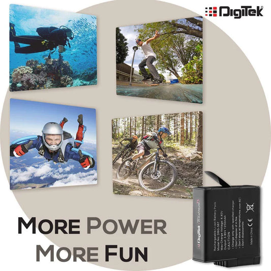 Digitek Platinum 1250mAh Battery for GoPro Hero 5/6/7