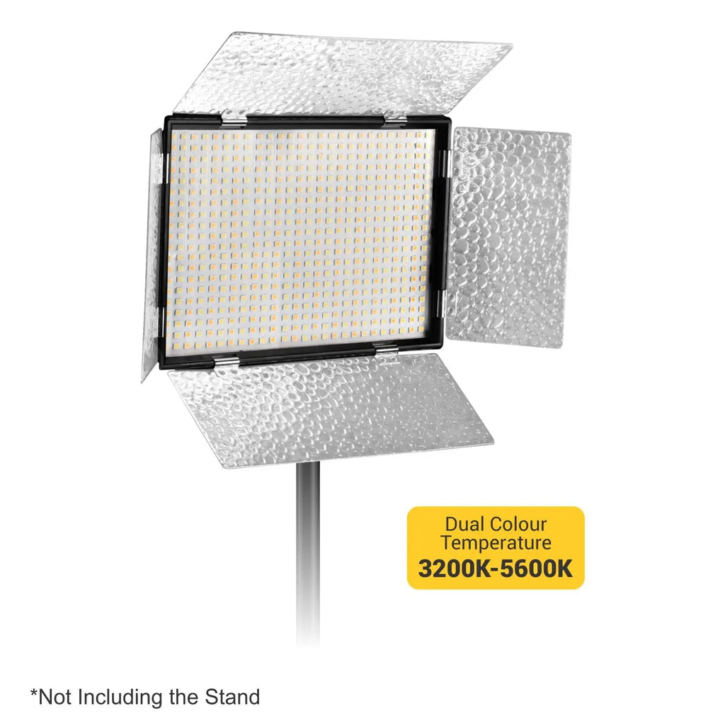 Digitek LED-D520B 37W Dual Color Video Light with Barn Doors Digitek