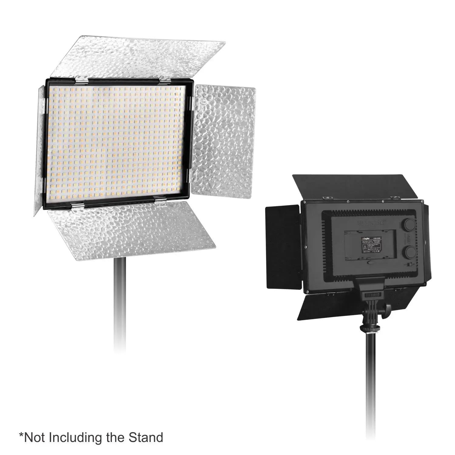 Digitek LED-D520B 37W Dual Color Video Light with Barn Doors Digitek