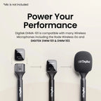Digitek DHMA-101 Interview Microphone Stand & Mic Holder | Reporting & Media Use Digitek