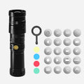 Digitek DS 40 WTP PRO Torch Projector Snoot with Lens & GOBOs Digitek