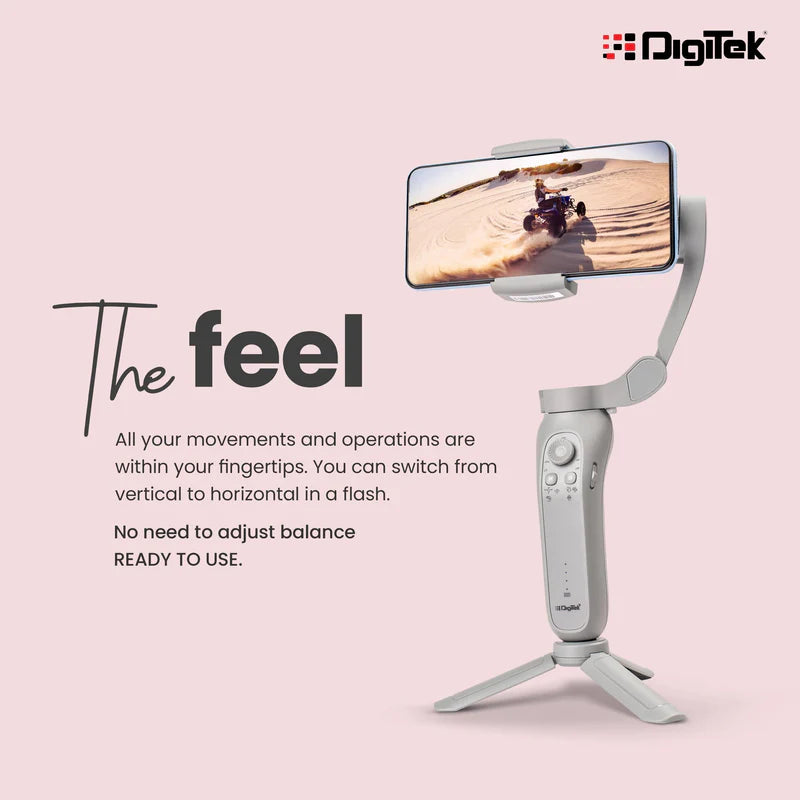 Digitek DSG-007F 3-Axis Smartphone Vlogging Gimbal Stabilizer