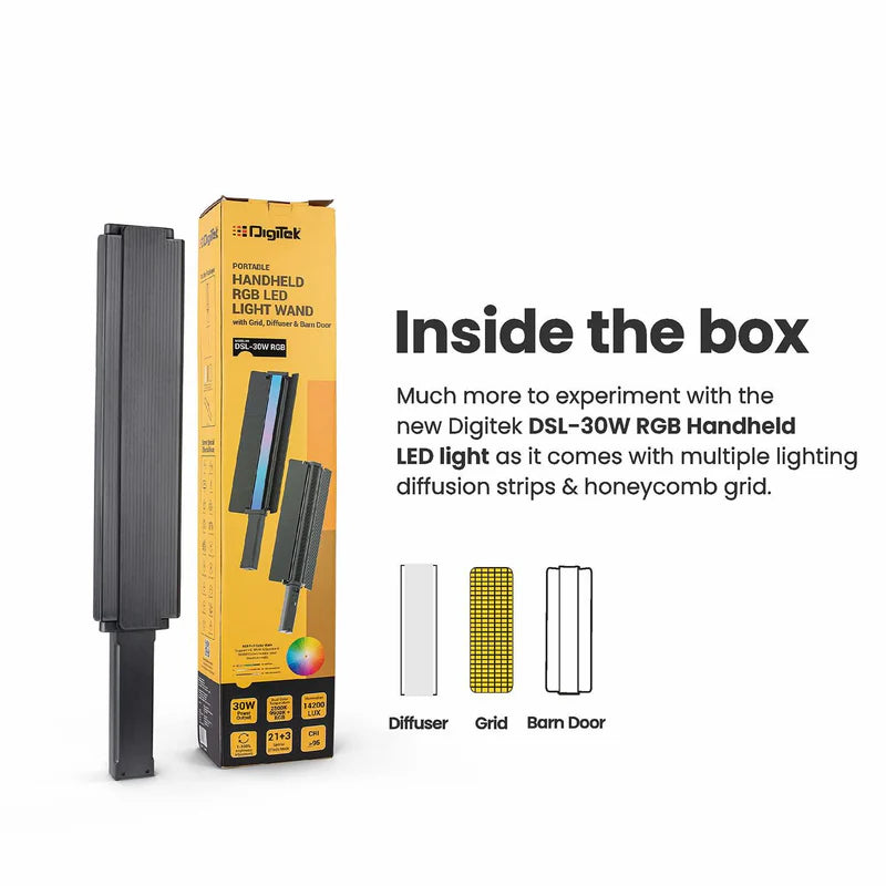 Digitek DSL-30W RGB Portable LED Stick Light