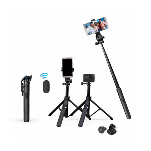 DIGITEK DTR-525 SS 160cm Tripod Selfie Stick with Remote Digitek