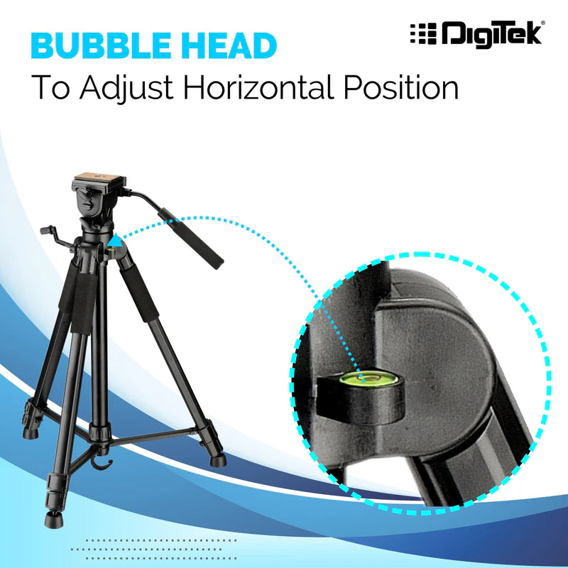 Digitek 590 VD PRO 5.9ft Lightweight Tripod for DSLR & Video