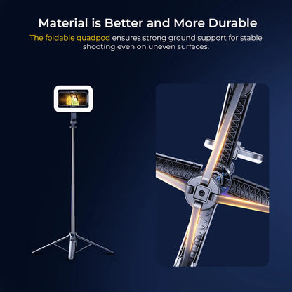 Digitek DTR-630 SS Tripod Selfie Stick with Light