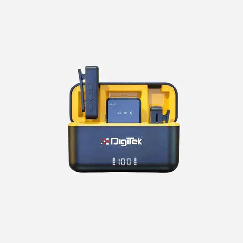 Digitek DWM-110 2-in-1 Wireless Microphone System Digitek